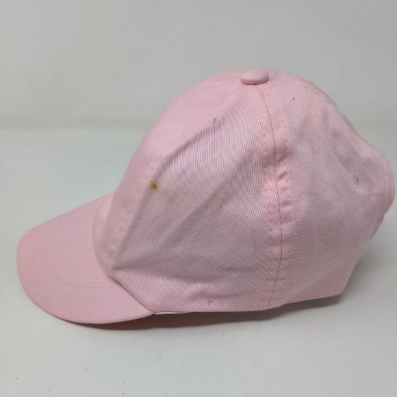Unbranded Girl's Strapback Hat Pink Size Infant 6-18 months Baby Butterfly - Picture 3 of 7